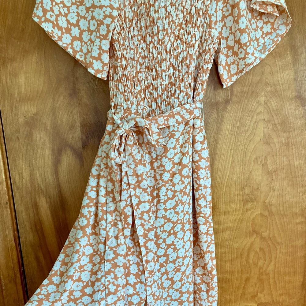 Hayden peach floral jumó suit Baltic Born